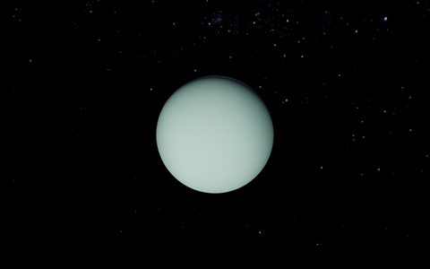 Uranüs gezegeni — Numex Evren 3D güneş sistemi görüntüsü
